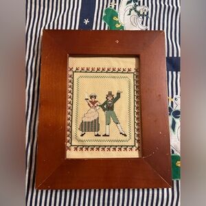 Vintage Framed Cross Stitch